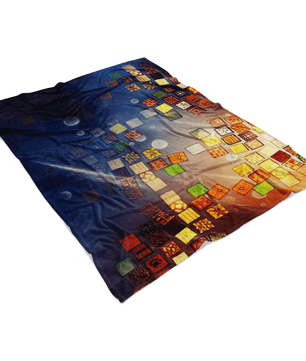 Minecraft Fleece Blanket Minecraft Note Block Battlefield Colorful Blanket - Lusy Store