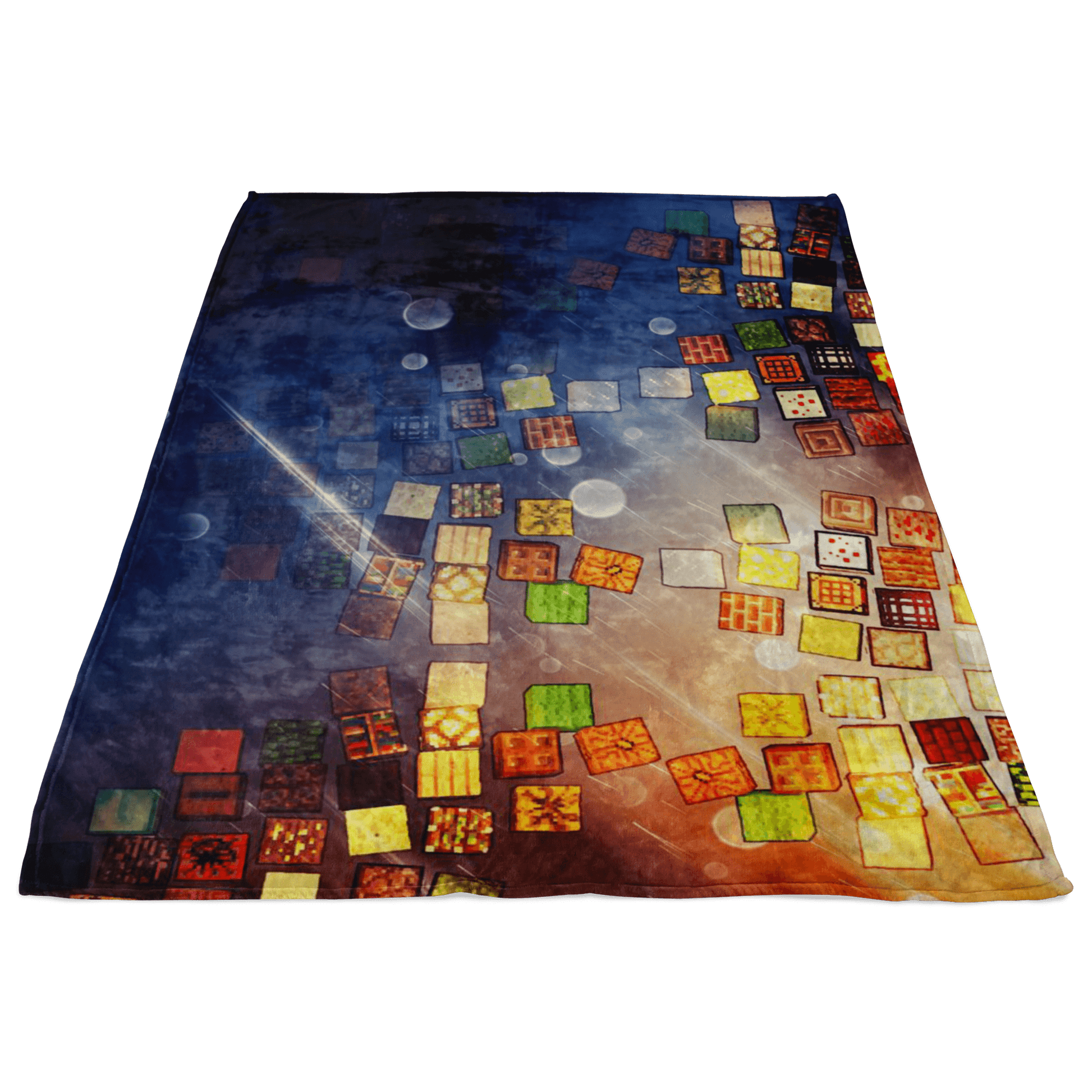 Minecraft Fleece Blanket Minecraft Note Block Battlefield Colorful Blanket - Lusy Store