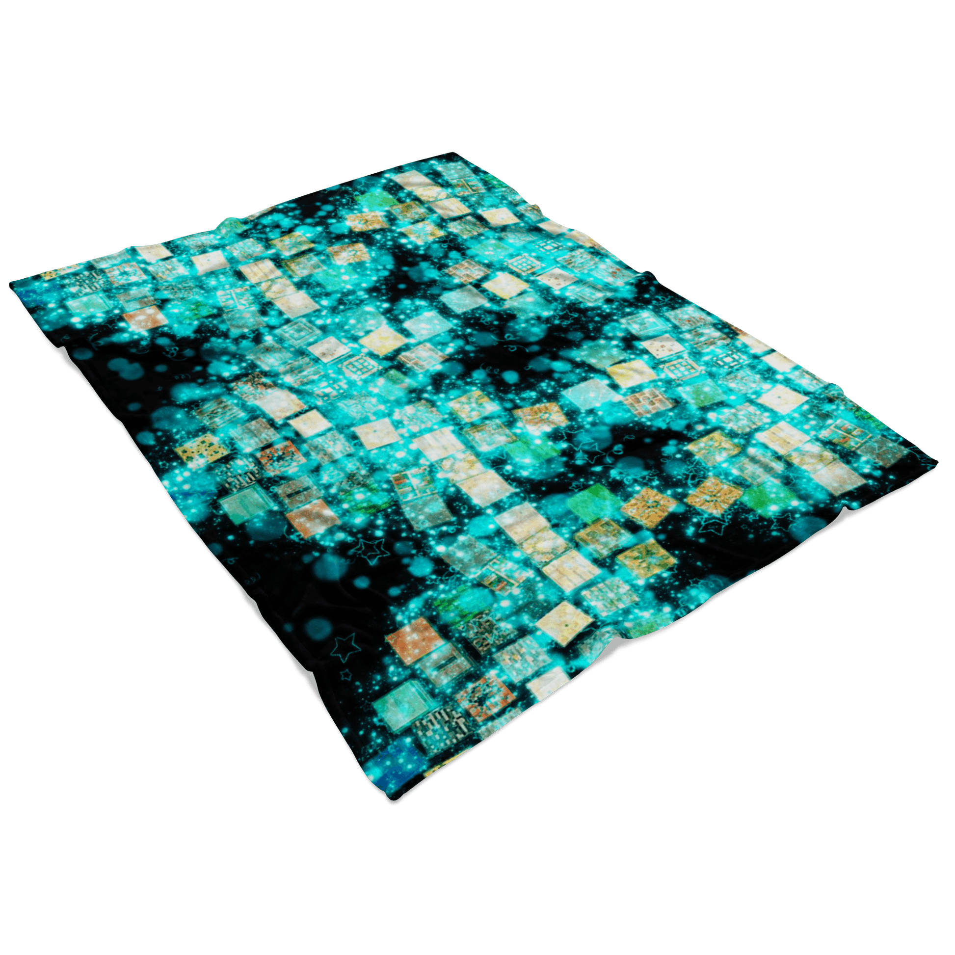 Minecraft Fleece Blanket Minecraft Note Block Blue Blanket - Lusy Store