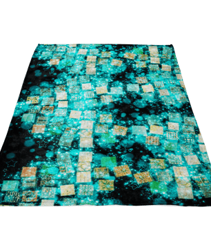 Minecraft Fleece Blanket Minecraft Note Block Blue Blanket - Lusy Store