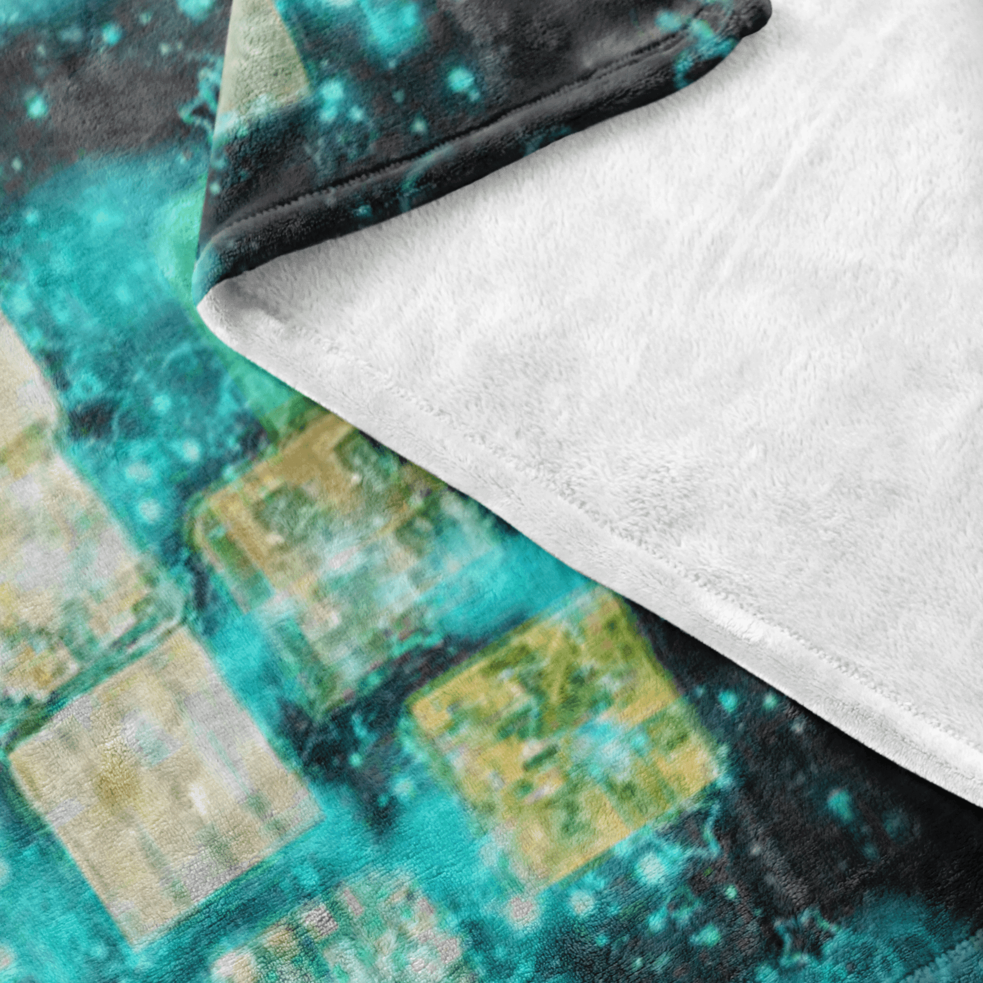 Minecraft Fleece Blanket Minecraft Note Block Blue Blanket - Lusy Store