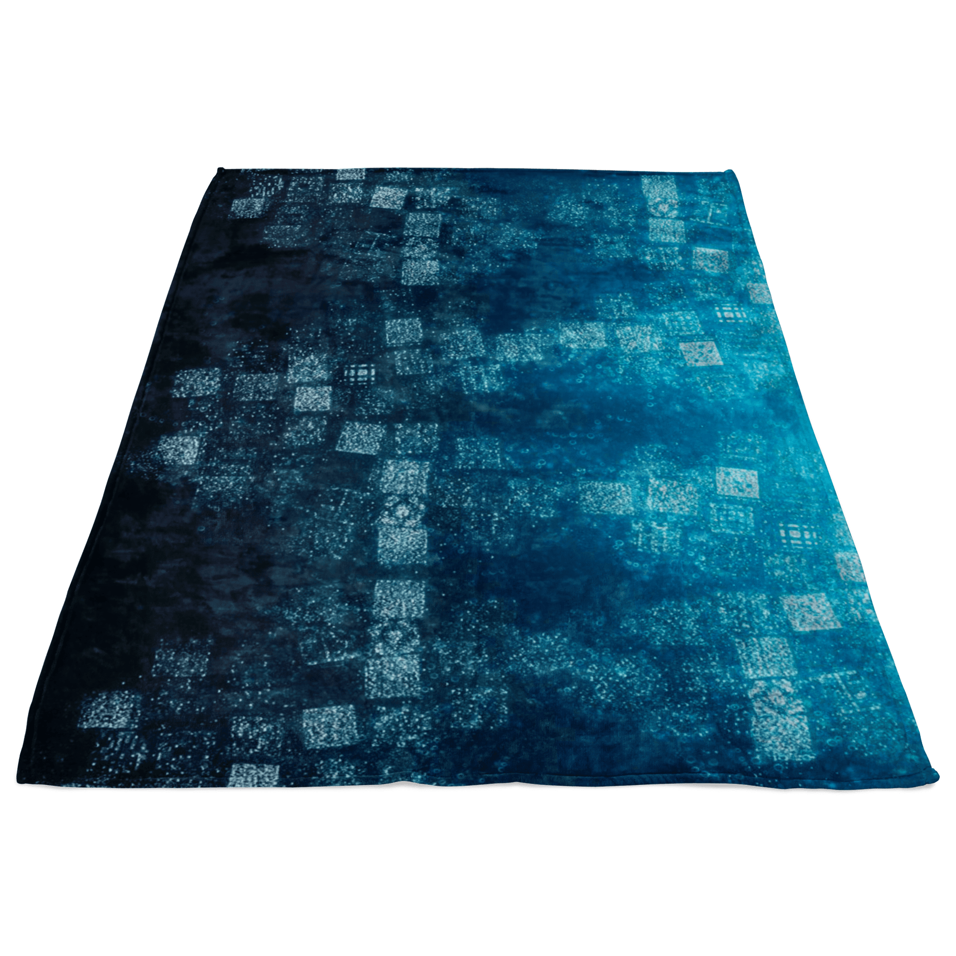 Minecraft Fleece Blanket Minecraft Note Block Bubbles Blue Blanket - Lusy Store