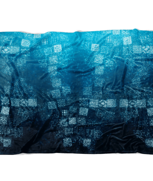 Minecraft Fleece Blanket Minecraft Note Block Bubbles Blue Blanket - Lusy Store