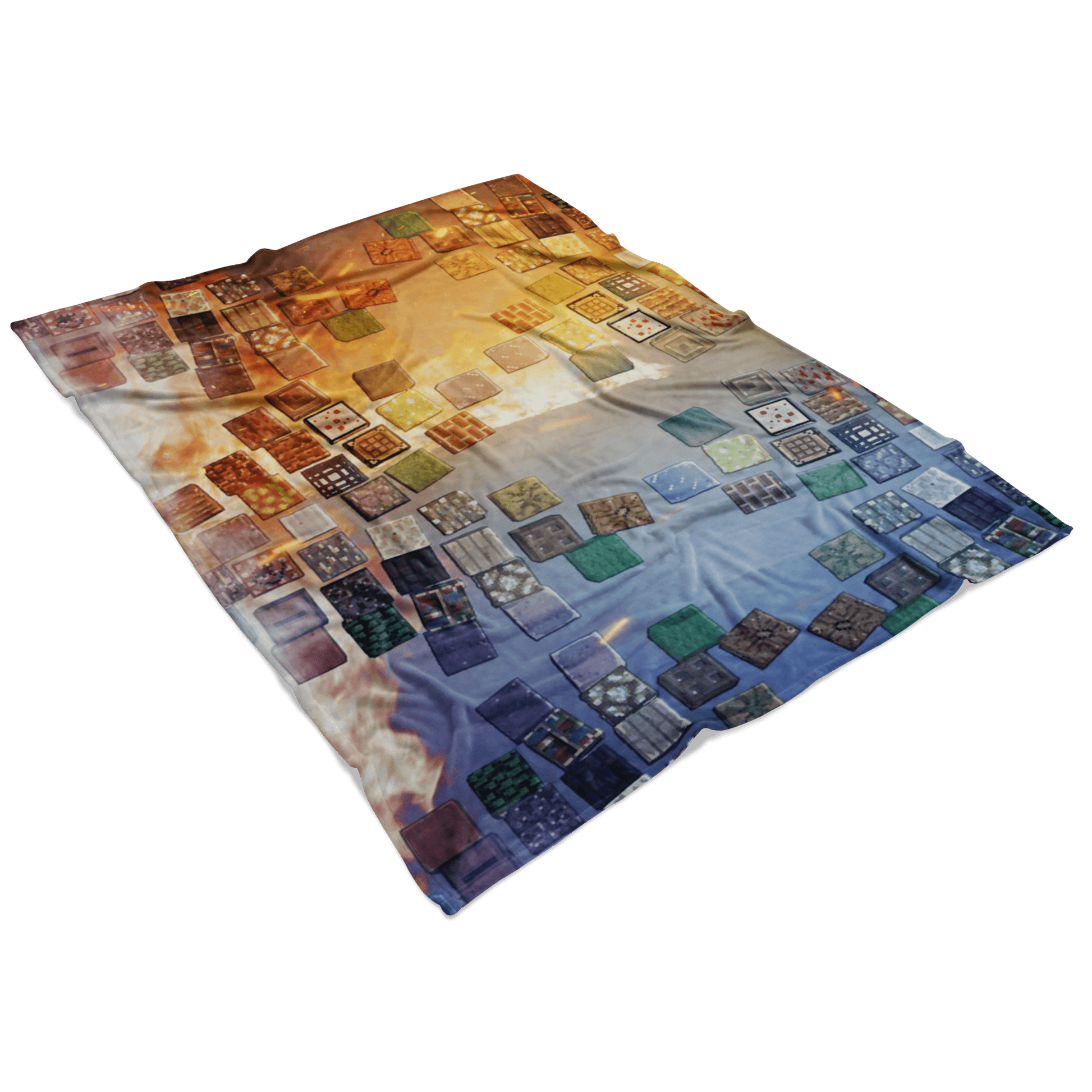Minecraft Fleece Blanket Minecraft Note Block Champions Colorful Blanket - Lusy Store