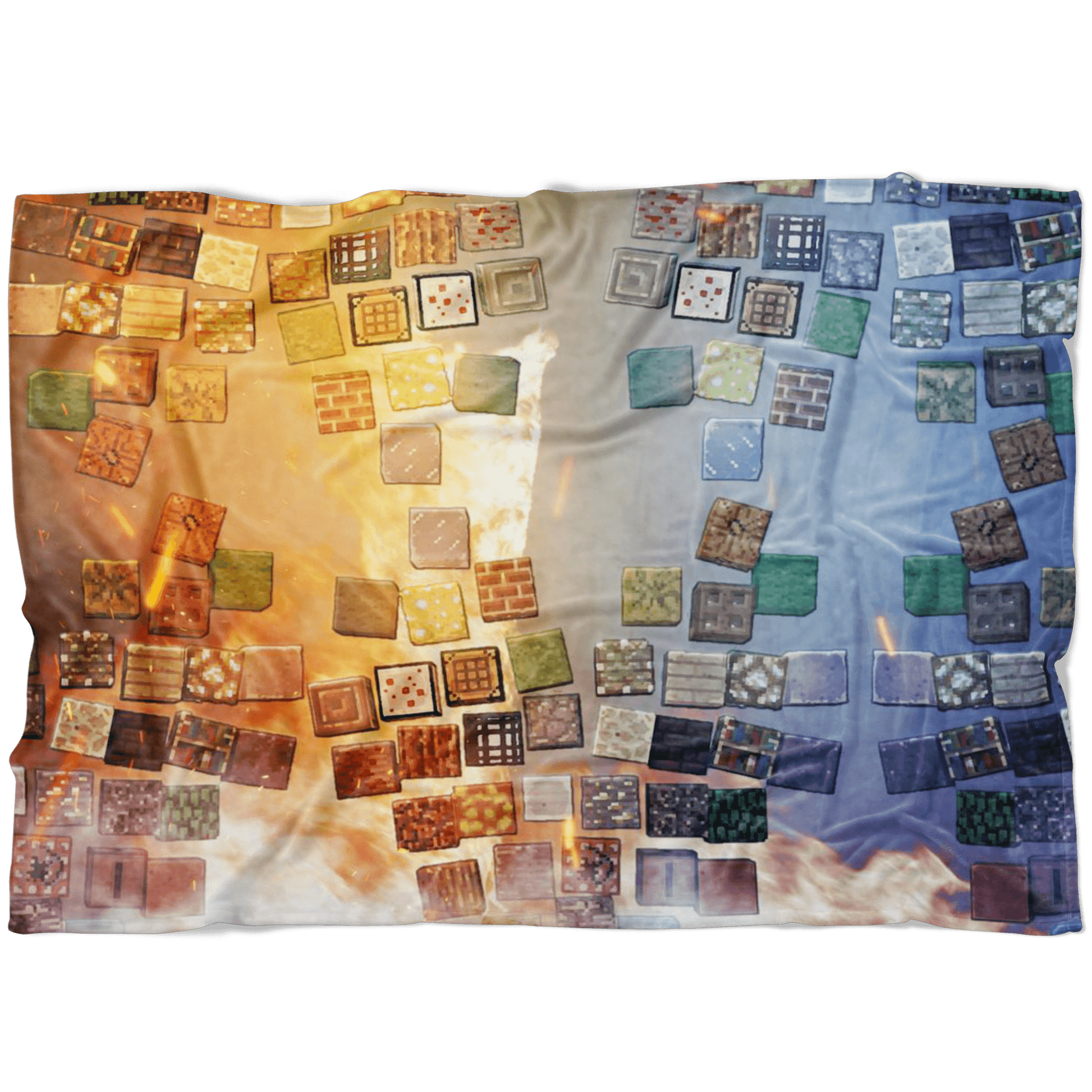Minecraft Fleece Blanket Minecraft Note Block Champions Colorful Blanket - Lusy Store