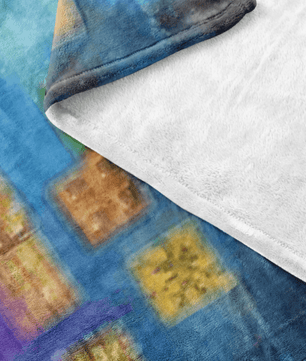 Minecraft Fleece Blanket Minecraft Note Block Color Festival Colorful Blanket - Lusy Store