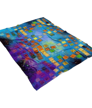 Minecraft Fleece Blanket Minecraft Note Block Color Festival Colorful Blanket - Lusy Store