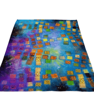 Minecraft Fleece Blanket Minecraft Note Block Color Festival Colorful Blanket - Lusy Store