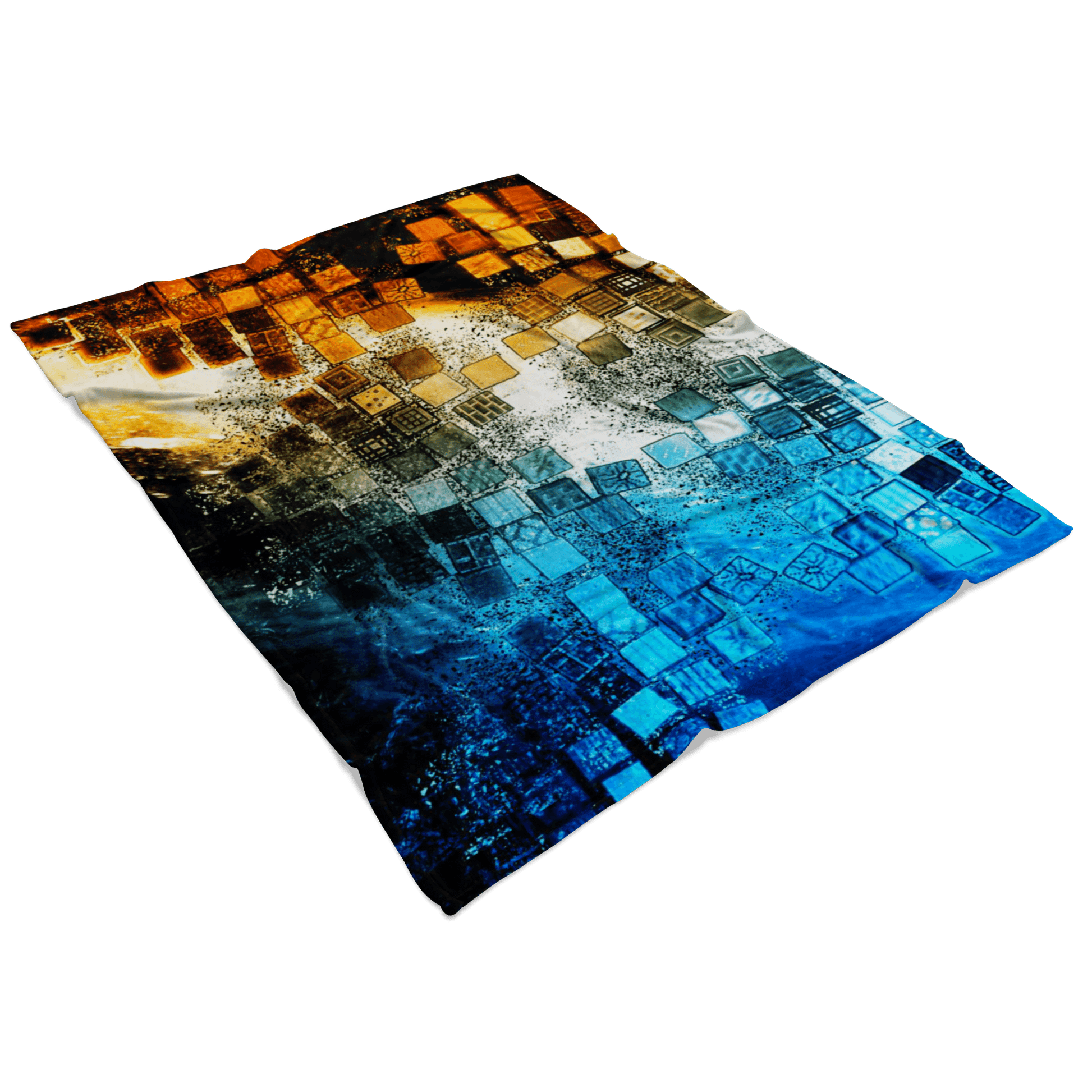 Minecraft Fleece Blanket Minecraft Note Block Commando Black Blanket - Lusy Store