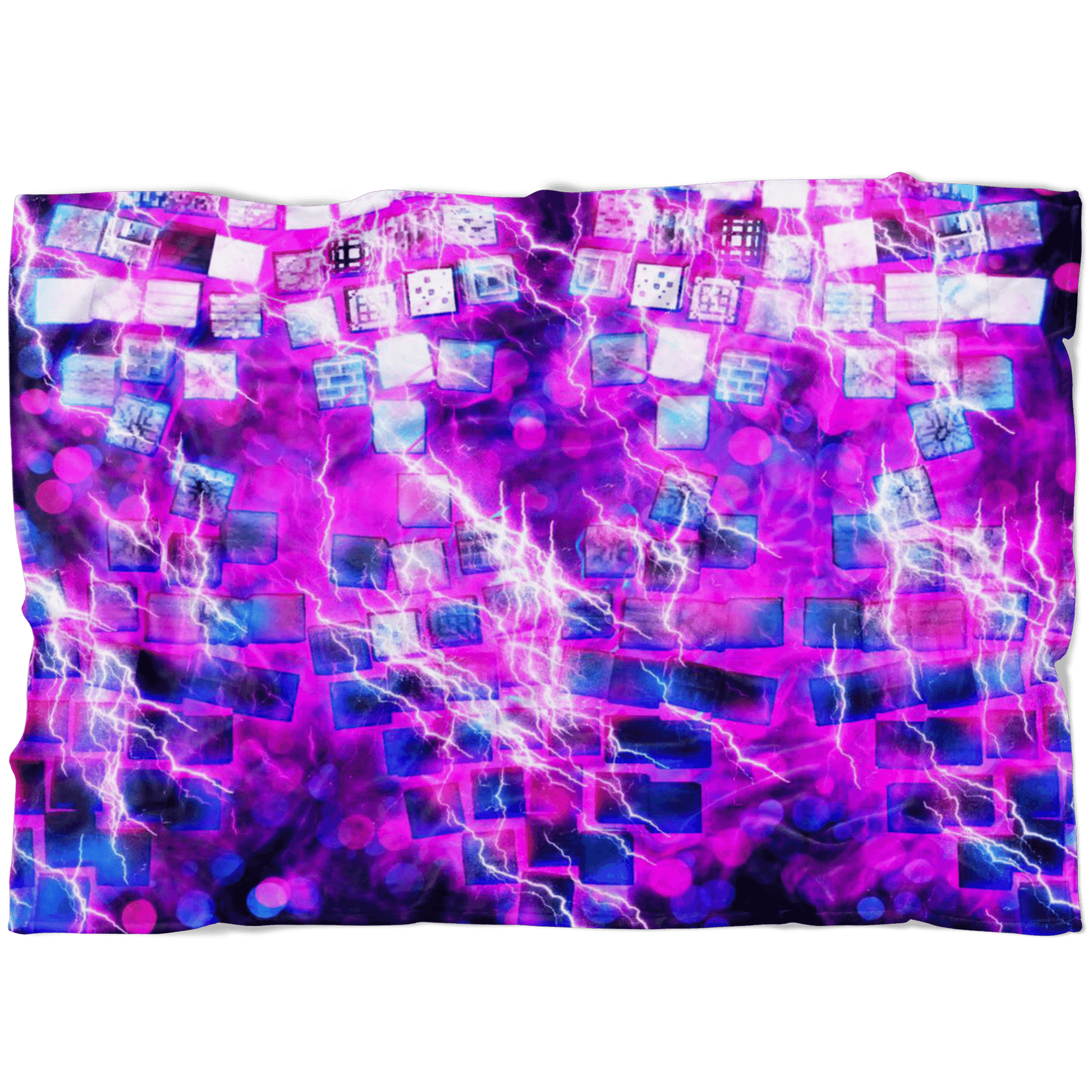 Minecraft Fleece Blanket Minecraft Note Block Energy Black Blanket - Lusy Store