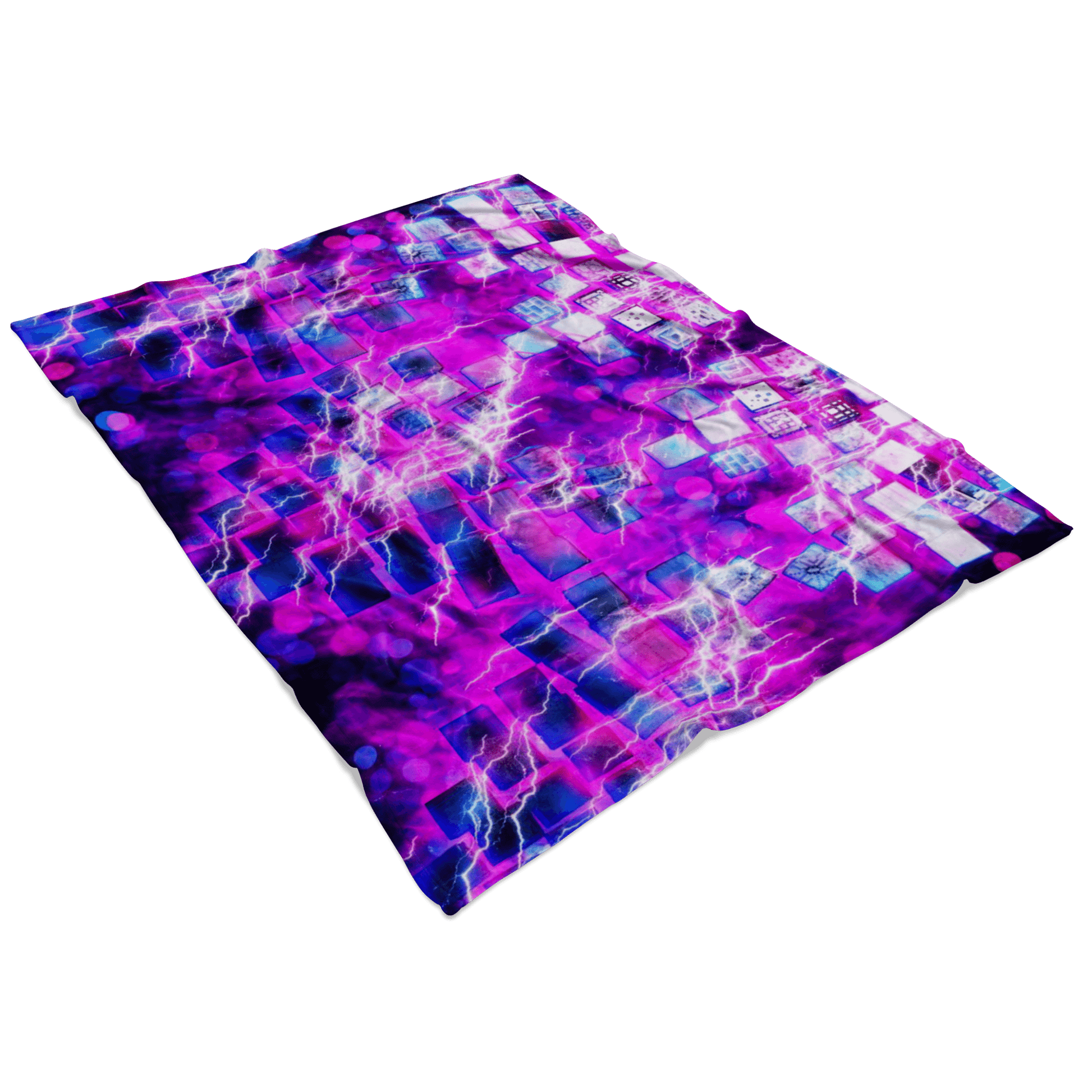 Minecraft Fleece Blanket Minecraft Note Block Energy Black Blanket - Lusy Store
