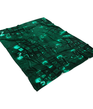 Minecraft Fleece Blanket Minecraft Note Block Flex Green Blanket - Lusy Store