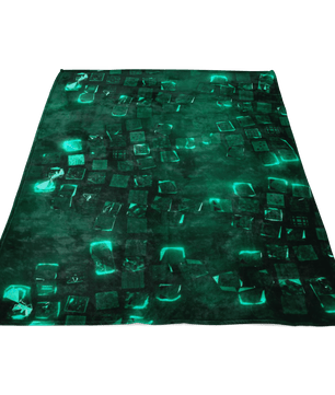 Minecraft Fleece Blanket Minecraft Note Block Flex Green Blanket - Lusy Store