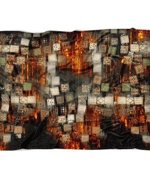Minecraft Fleece Blanket Minecraft Note Block Fury Black Blanket - Lusy Store