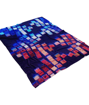 Minecraft Fleece Blanket Minecraft Note Block Hologram Black Blanket Warm And Super Comfortable - Lusy Store