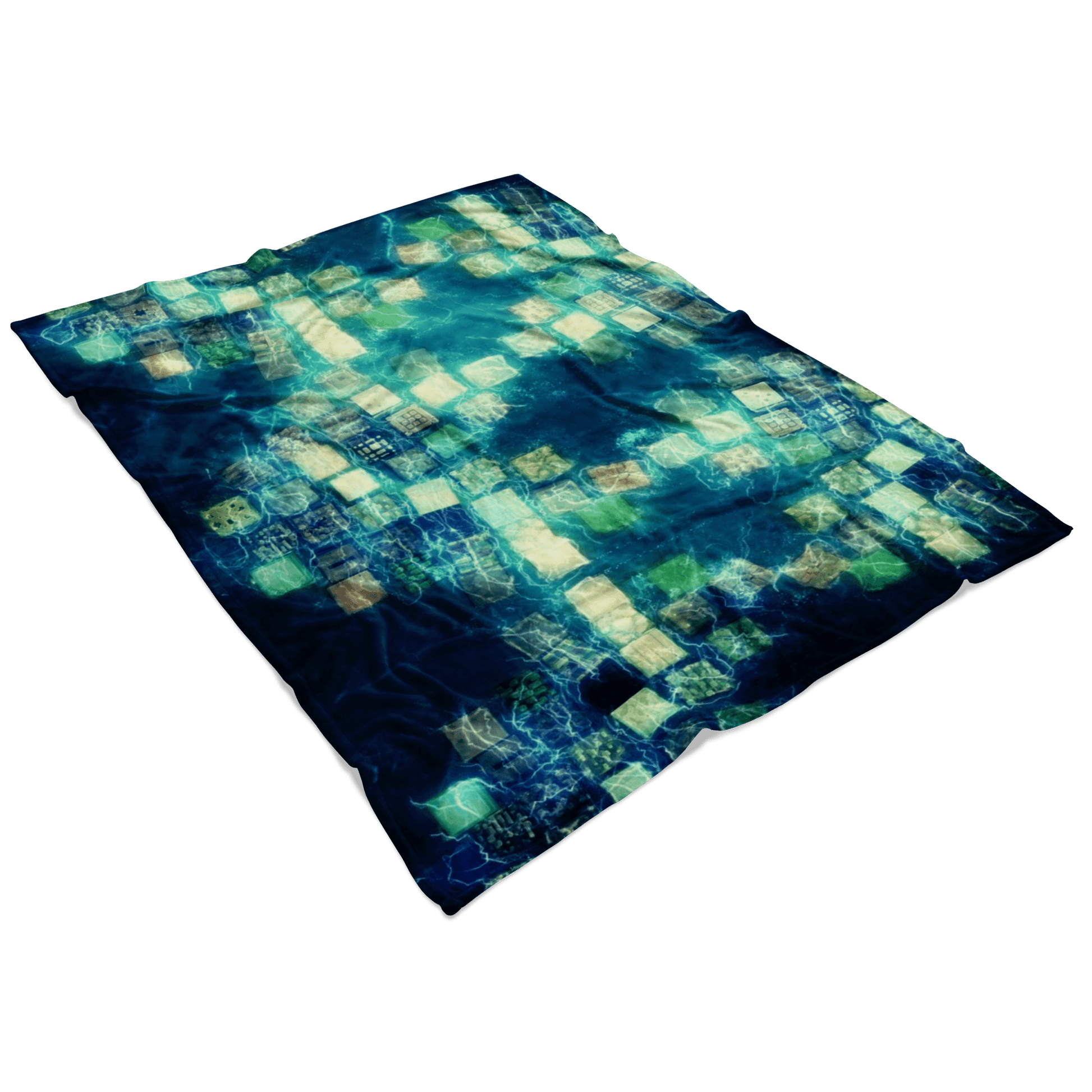 Minecraft Fleece Blanket Minecraft Note Block Impulse Blue Blanket Warm And Super Comfortable Best Gift For Kids - Lusy Store
