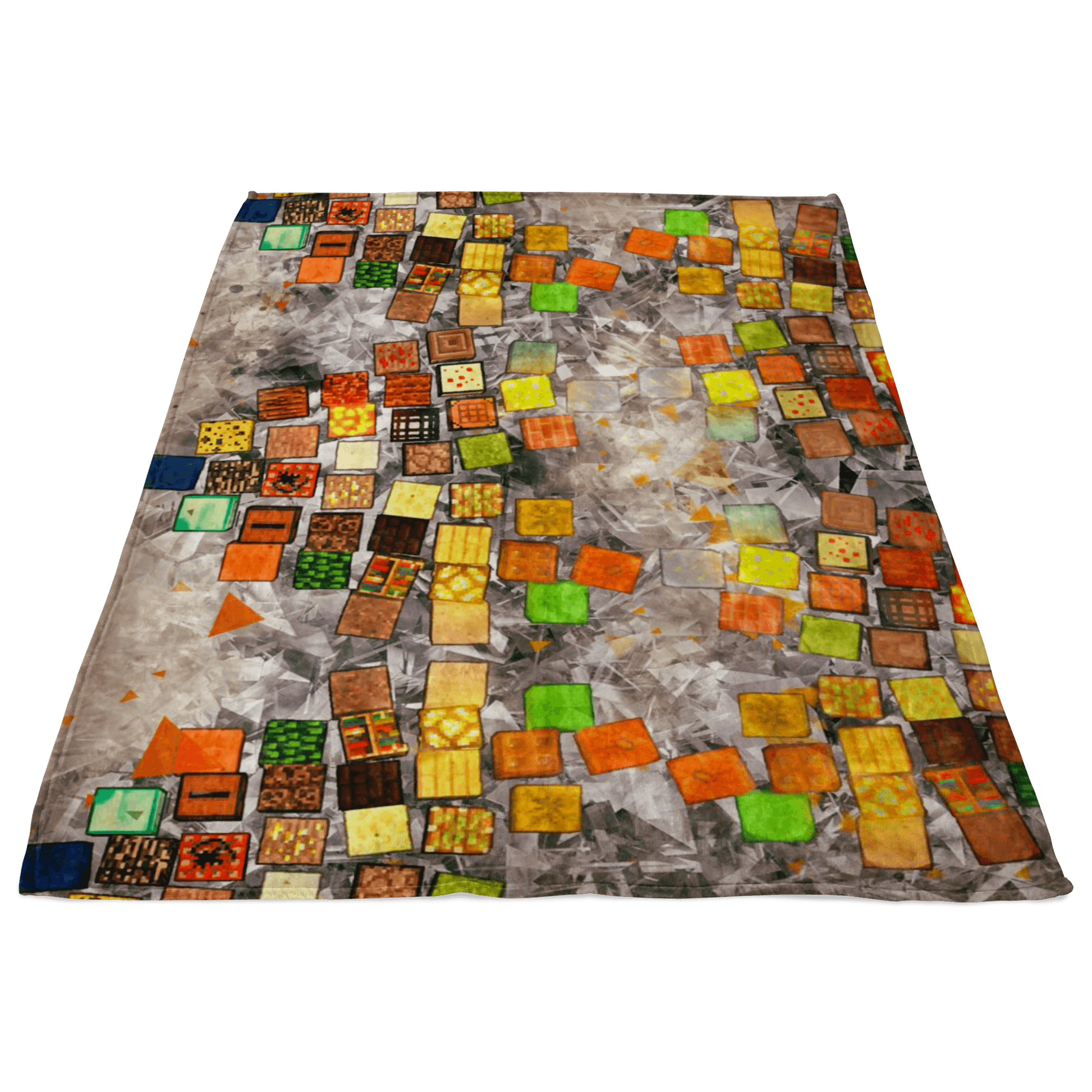 Minecraft Fleece Blanket Minecraft Note Brown Blanket LS0711 - Lusy Store