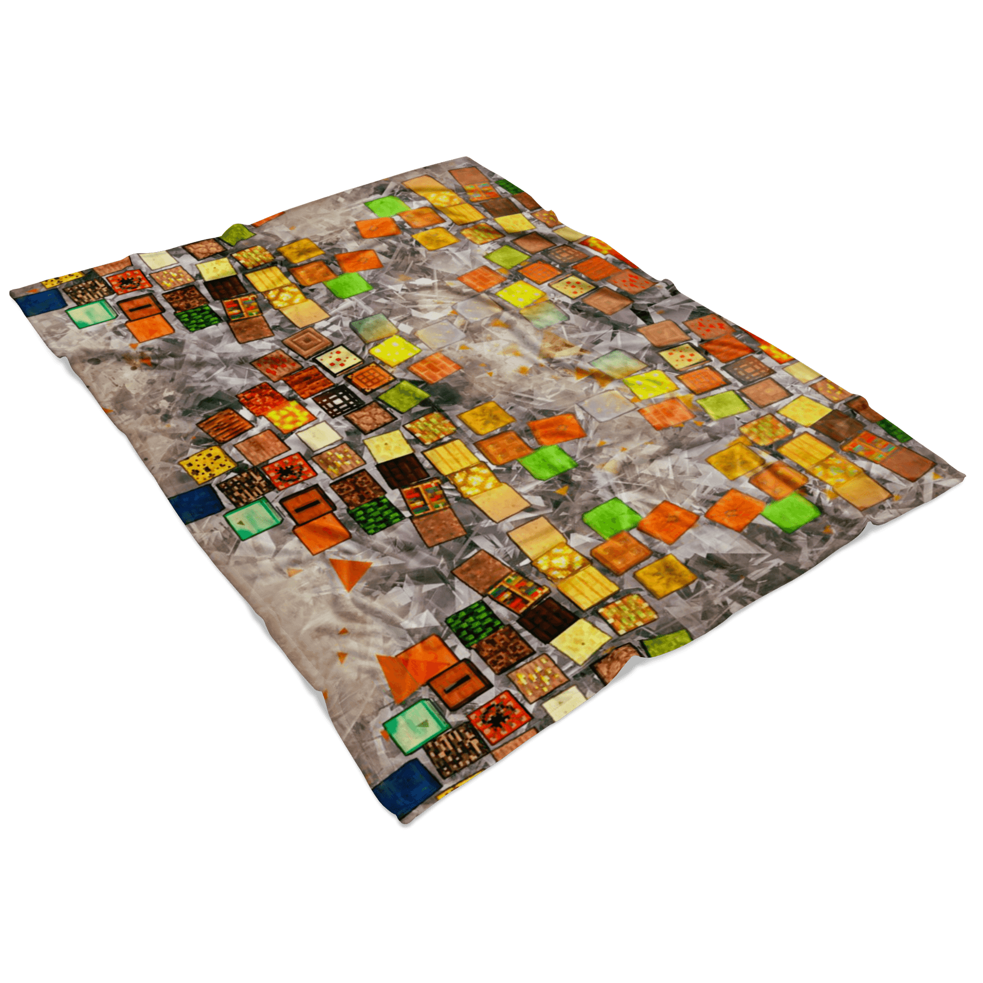 Minecraft Fleece Blanket Minecraft Note Brown Blanket LS0711 - Lusy Store