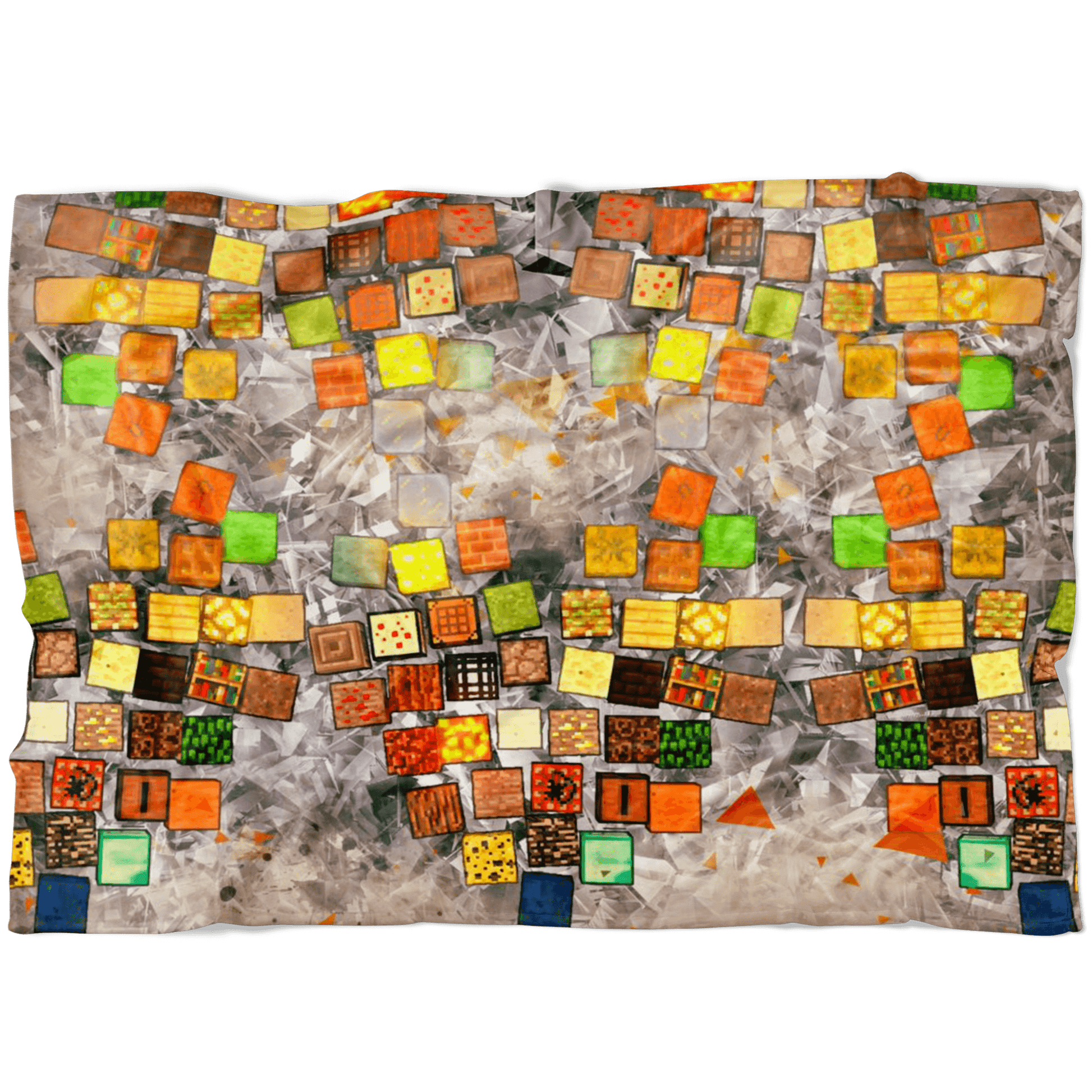 Minecraft Fleece Blanket Minecraft Note Brown Blanket LS0711 - Lusy Store