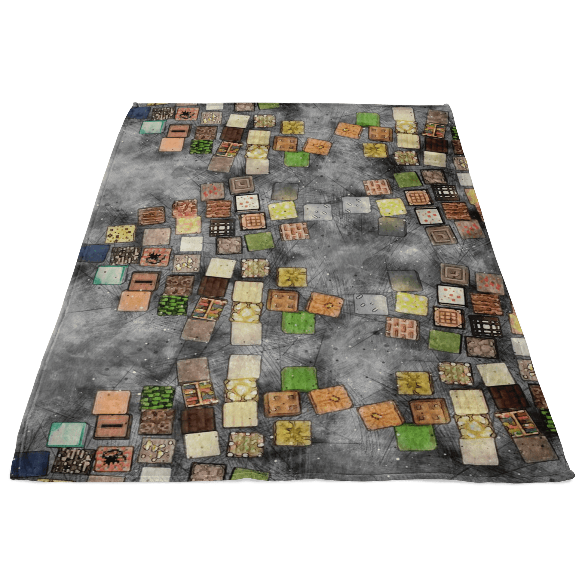 Minecraft Fleece Blanket Minecraft Note Grey Blanket Warm And Super Comfortable Best Gift For Kids LS0767 - Lusy Store