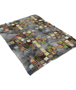 Minecraft Fleece Blanket Minecraft Note Grey Blanket Warm And Super Comfortable Best Gift For Kids LS0767 - Lusy Store