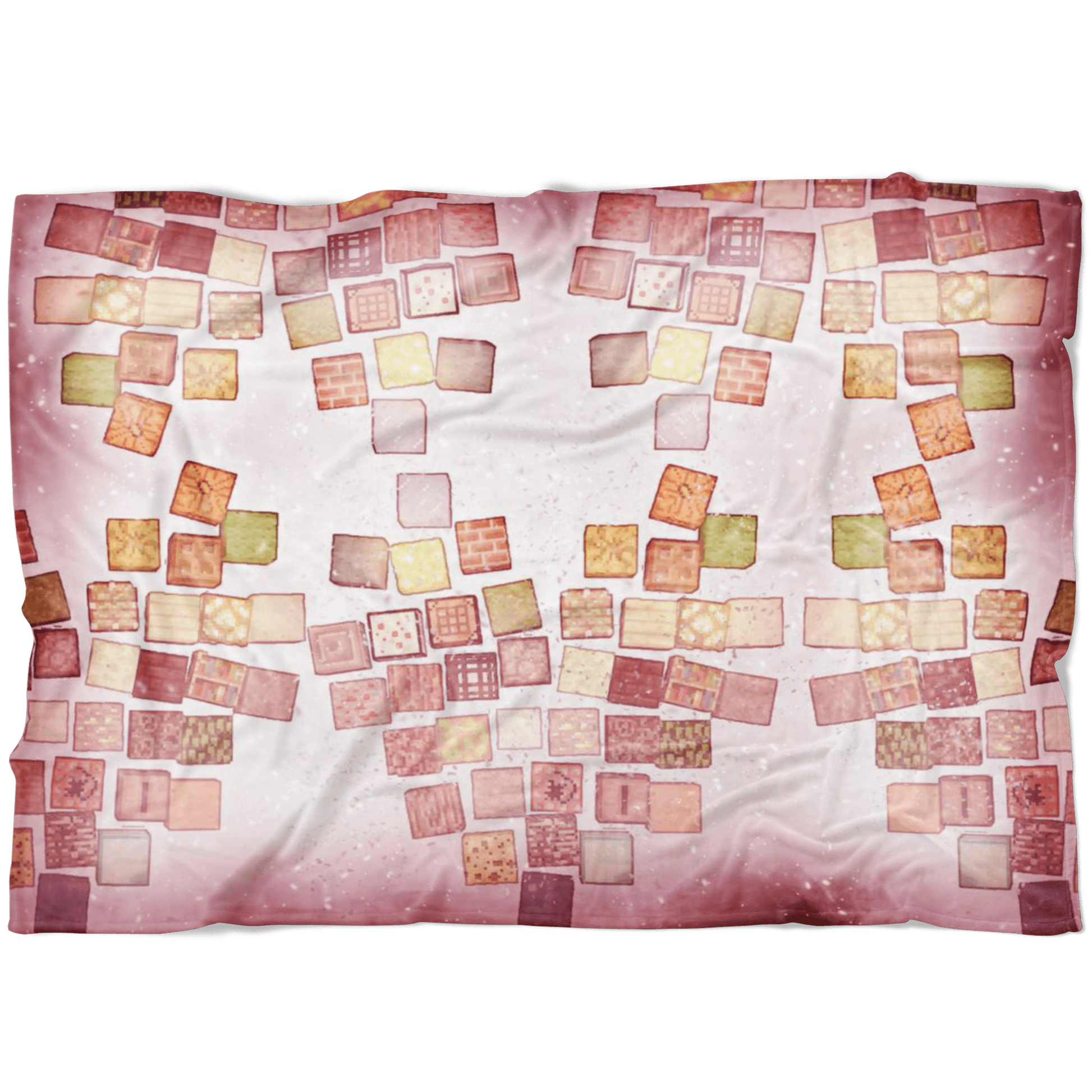 Minecraft Fleece Blanket Minecraft Note Pink Blanket LS0781 - Lusy Store