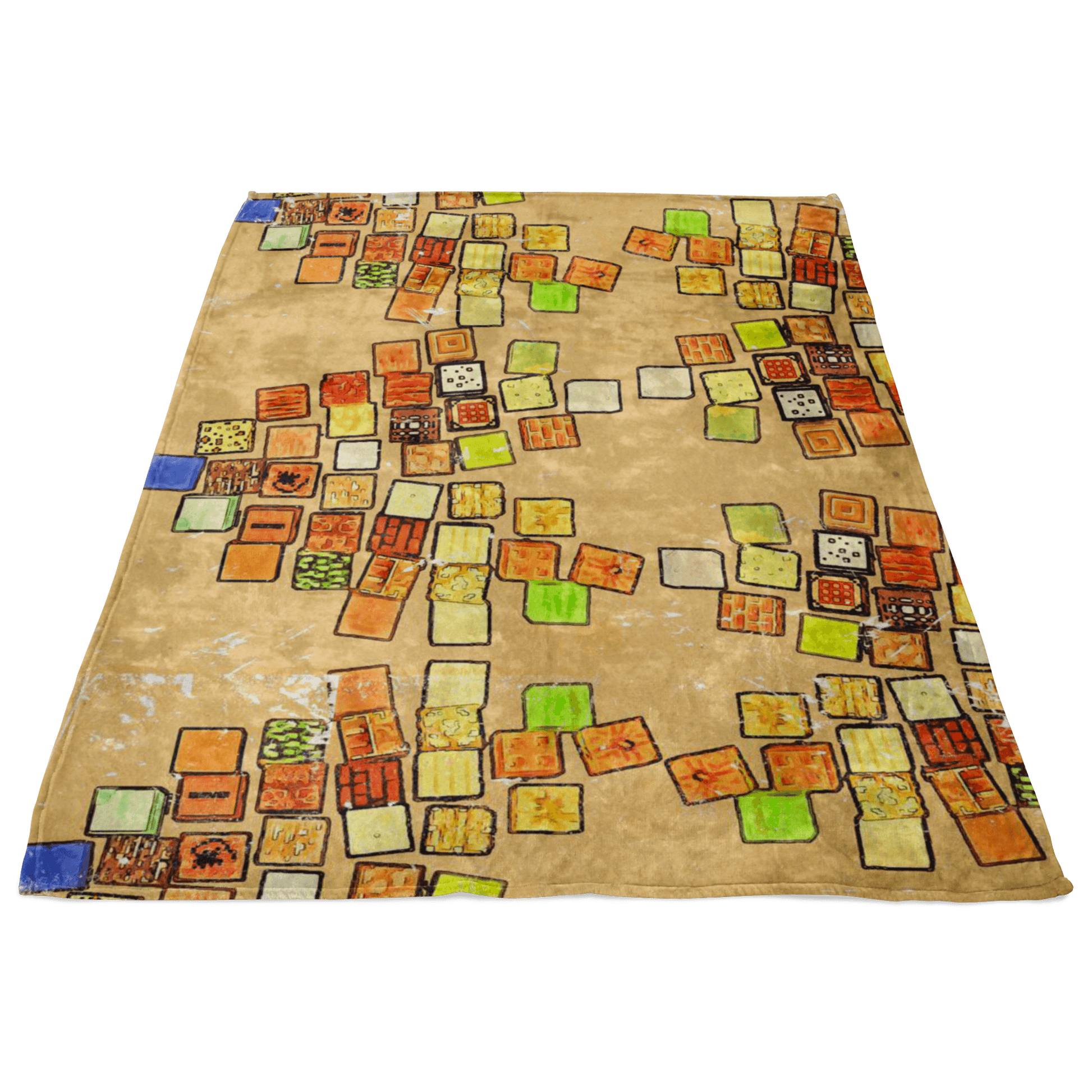 Minecraft Fleece Blanket Minecraft Note Yellow Blanket LS0746 - Lusy Store