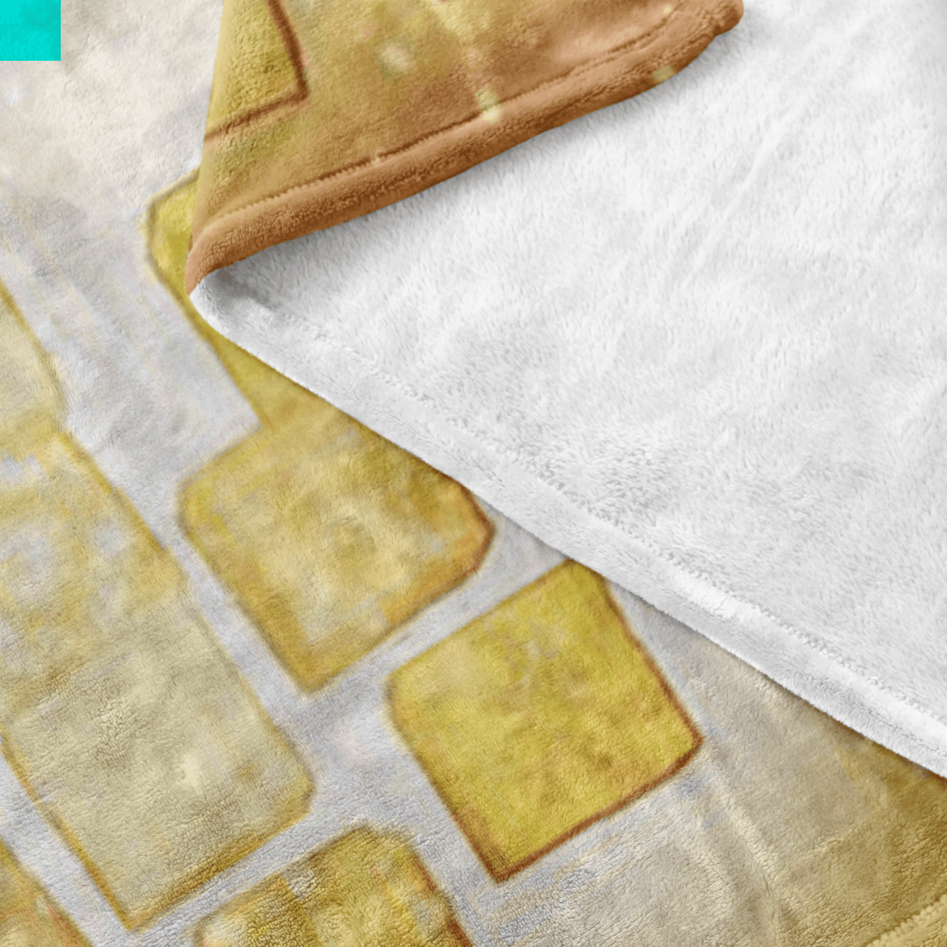Minecraft Fleece Blanket Minecraft Note Yellow Blanket LS0788 - Lusy Store