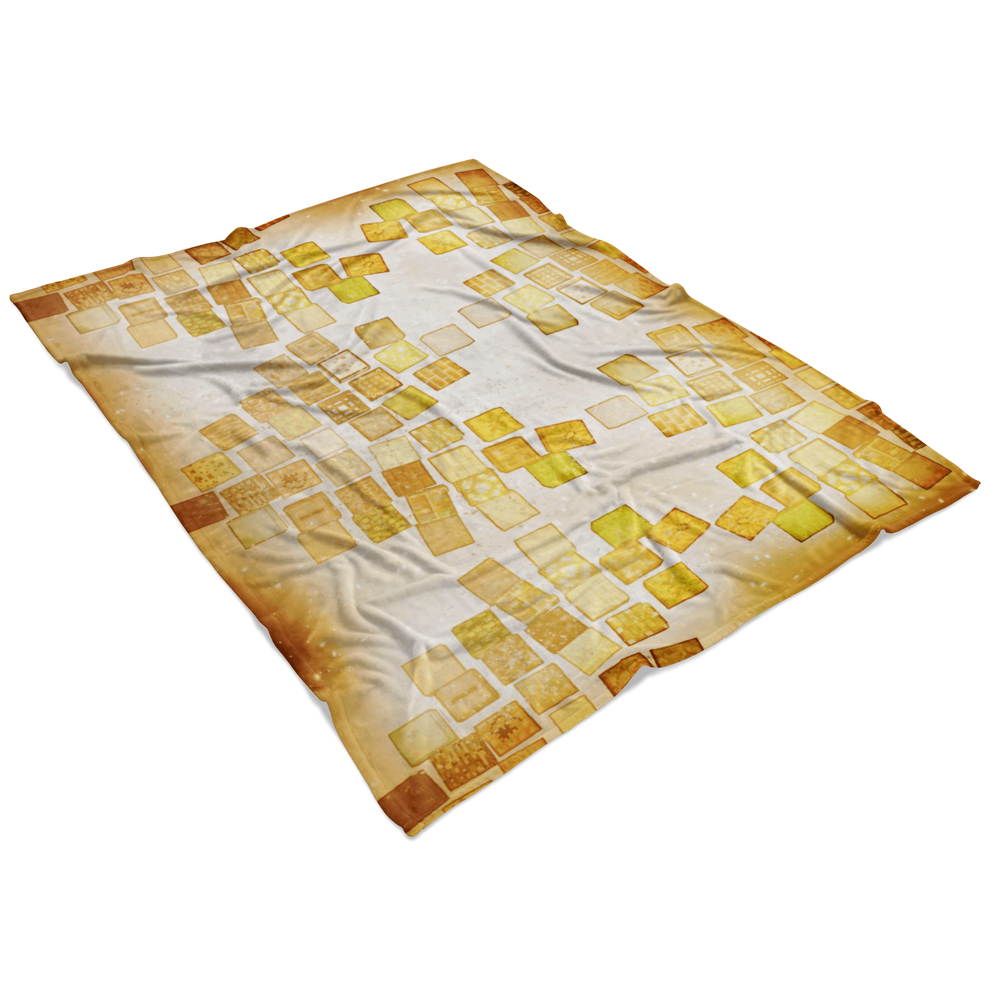 Minecraft Fleece Blanket Minecraft Note Yellow Blanket LS0788 - Lusy Store