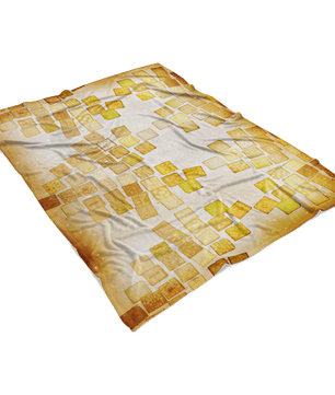 Minecraft Fleece Blanket Minecraft Note Yellow Blanket LS0788 - Lusy Store