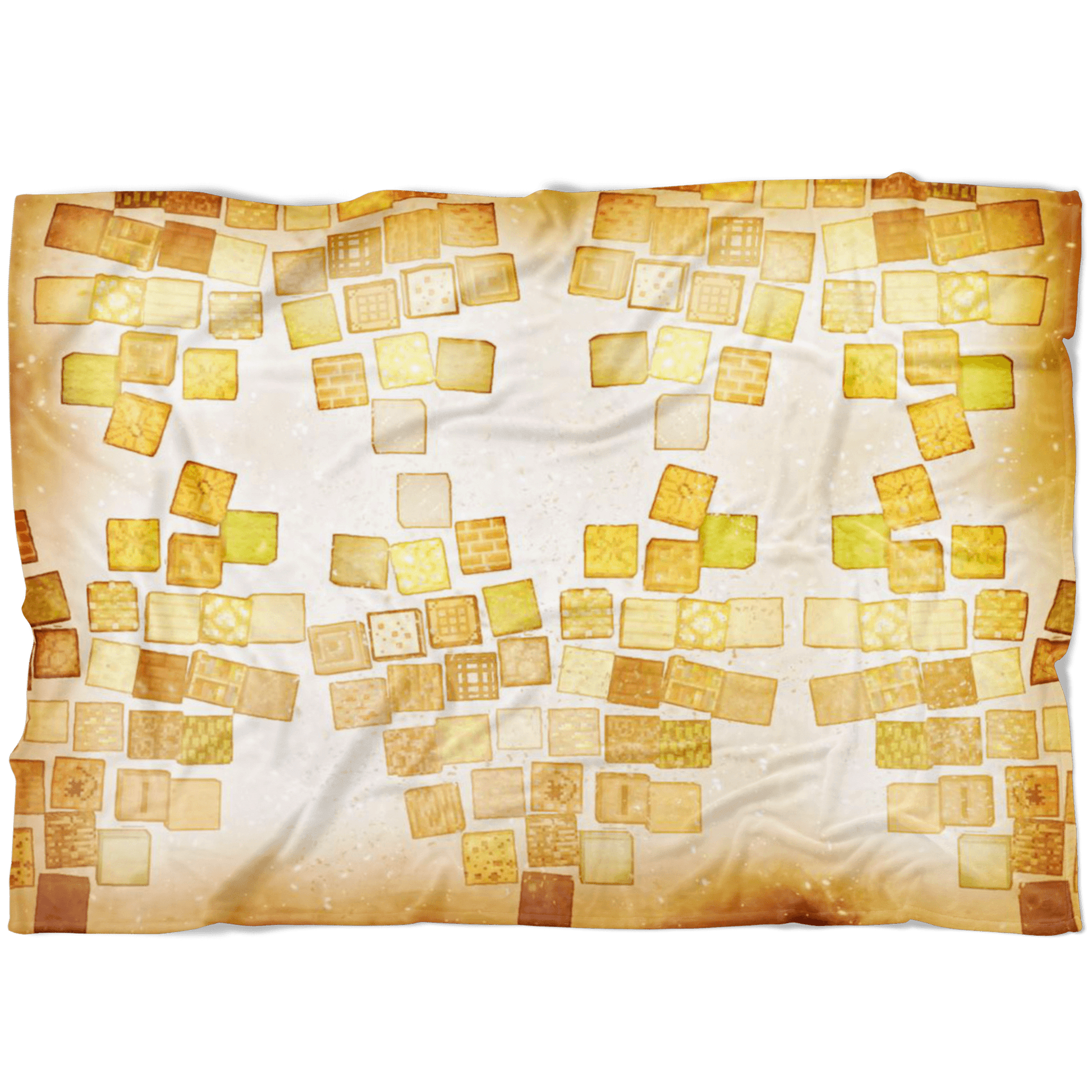 Minecraft Fleece Blanket Minecraft Note Yellow Blanket LS0788 - Lusy Store