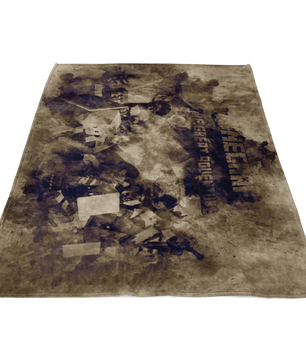 Minecraft Fleece Blanket Minecraft War Antiq Watercolor Grey Blanket - Lusy Store