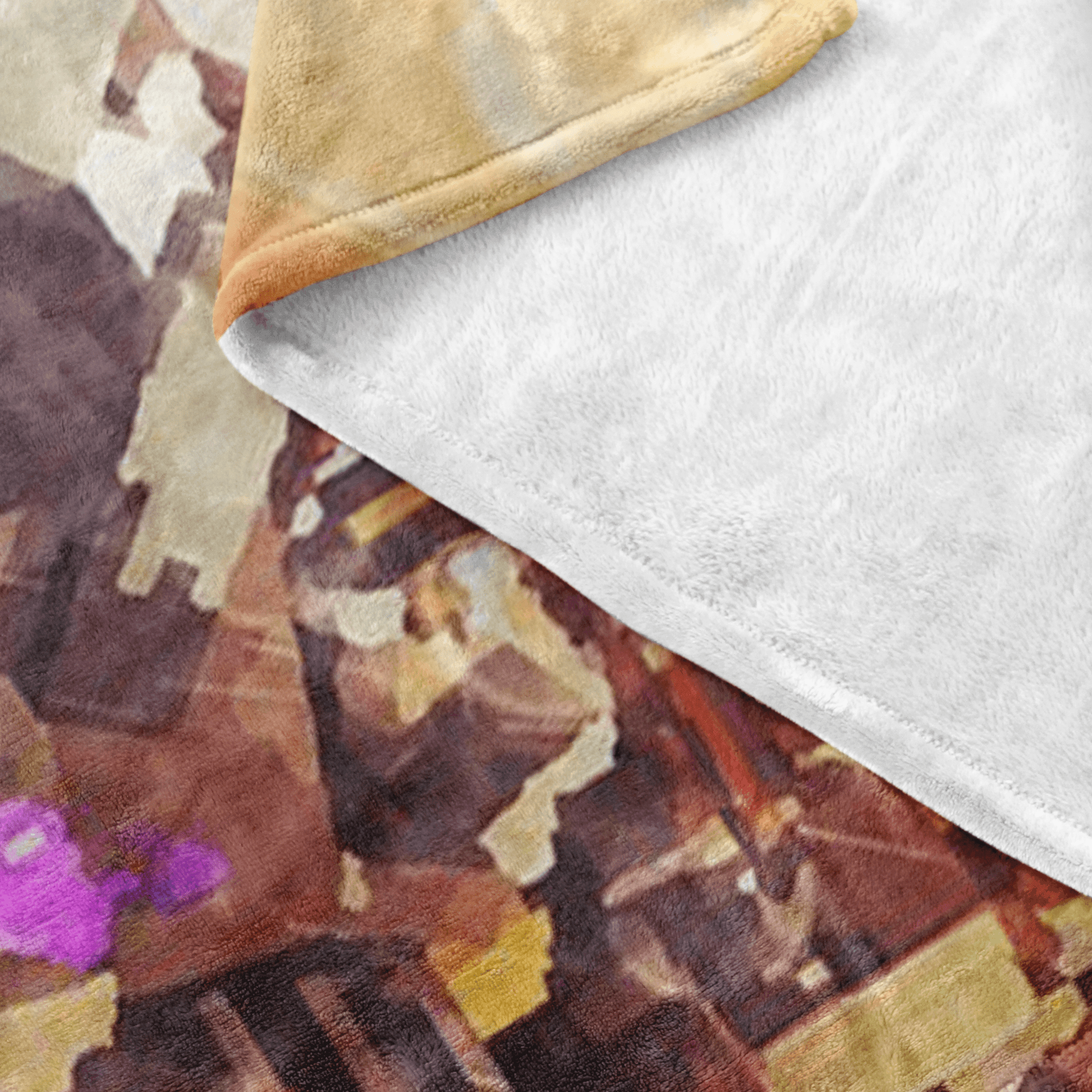 Minecraft Fleece Blanket Minecraft War Battlefield Colorful Blanket - Lusy Store