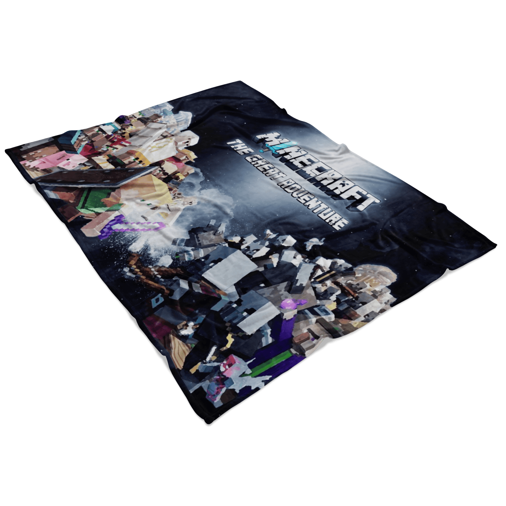 Minecraft Fleece Blanket Minecraft War Black Blanket LS0732 - Lusy Store