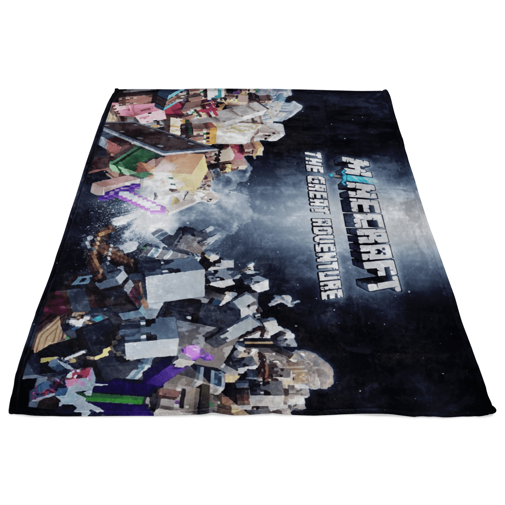 Minecraft Fleece Blanket Minecraft War Black Blanket LS0732 - Lusy Store