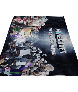 Minecraft Fleece Blanket Minecraft War Black Blanket LS0732 - Lusy Store