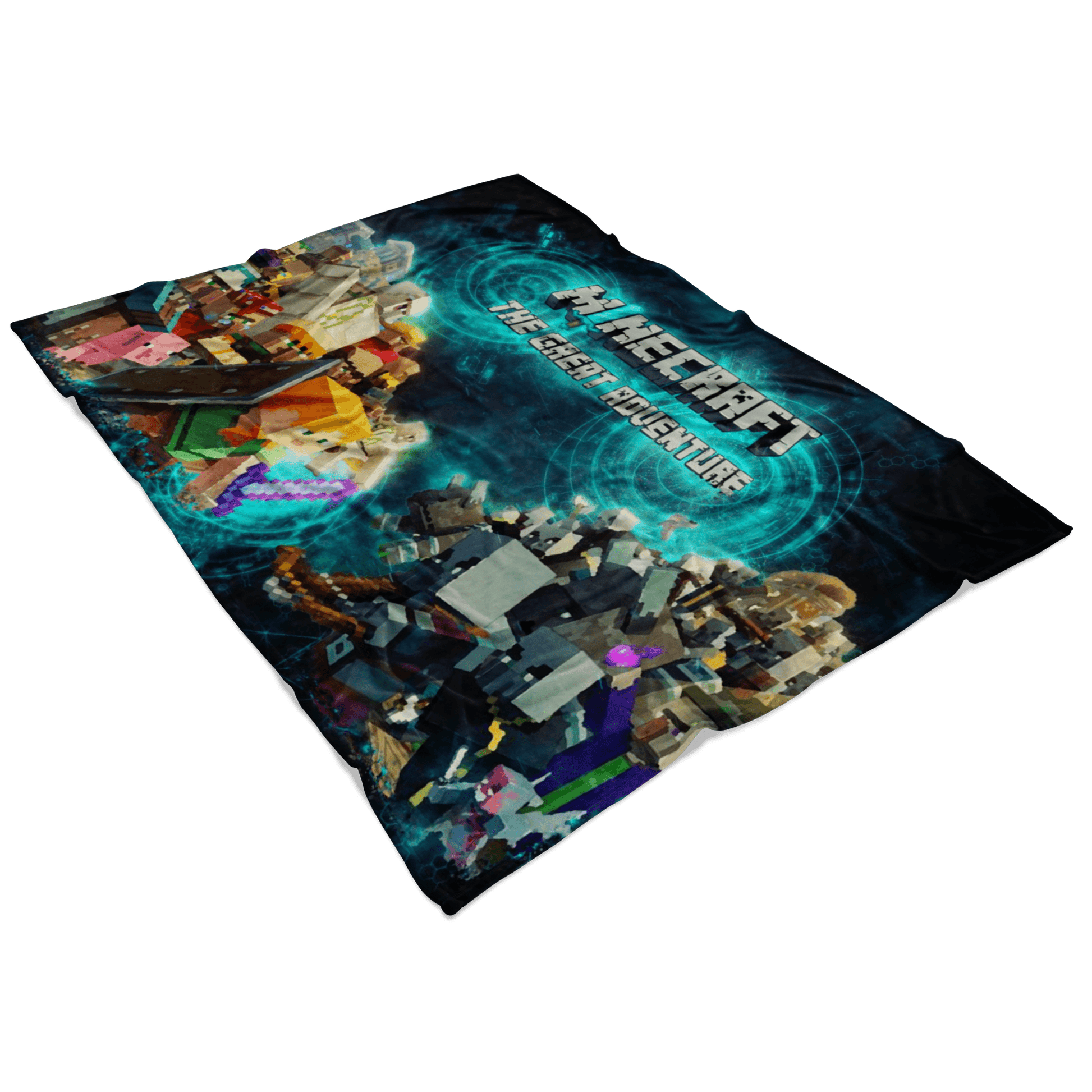 Minecraft Fleece Blanket Minecraft War BlackBlanket LS0761 - Lusy Store