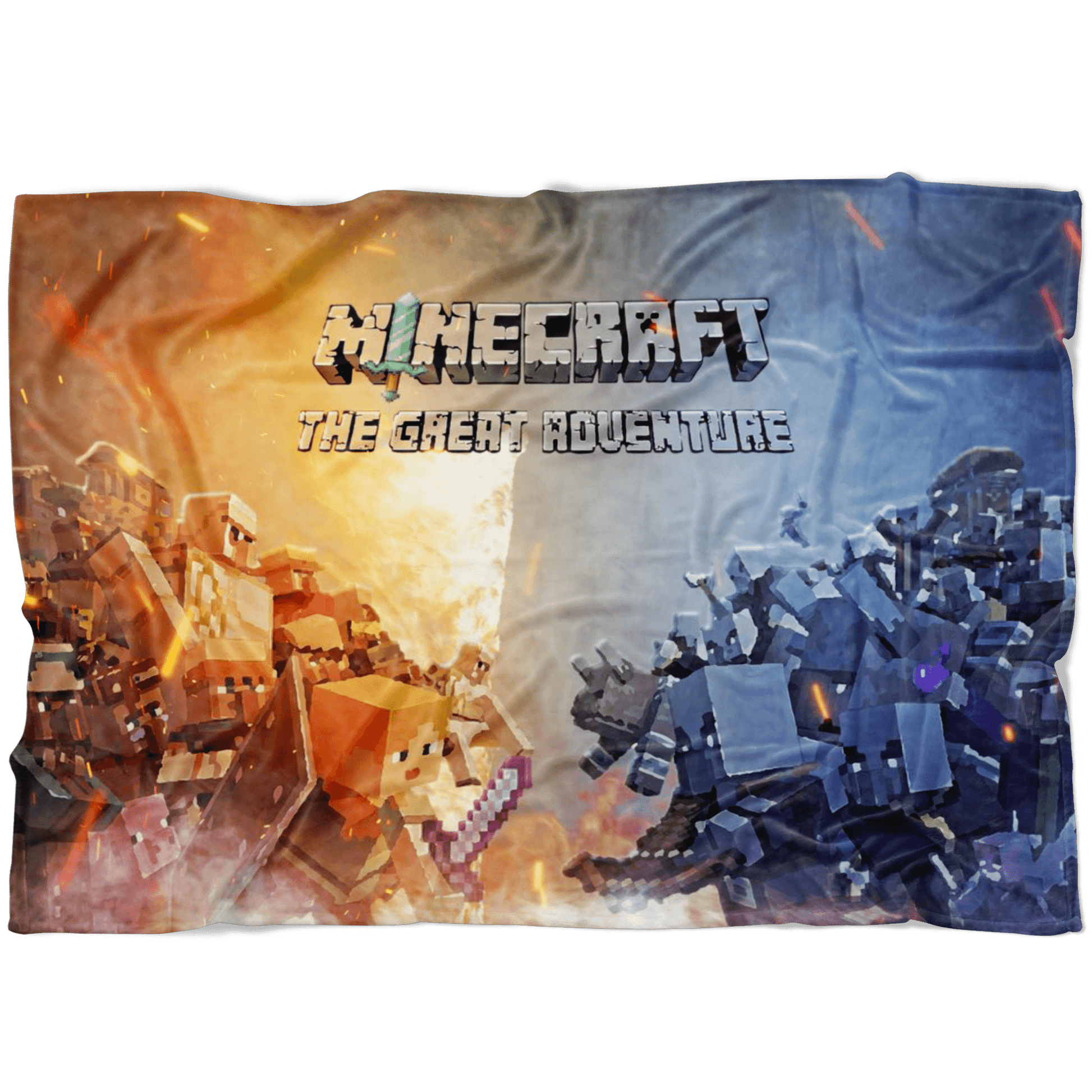 Minecraft Fleece Blanket Minecraft War Champions Colorful Blanket - Lusy Store