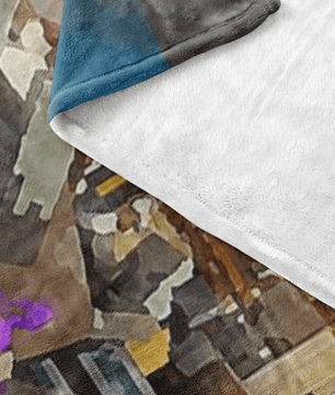 Minecraft Fleece Blanket Minecraft War Colorful Blanket LS0719 - Lusy Store