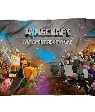 Minecraft Fleece Blanket Minecraft War Colorful Blanket LS0719 - Lusy Store