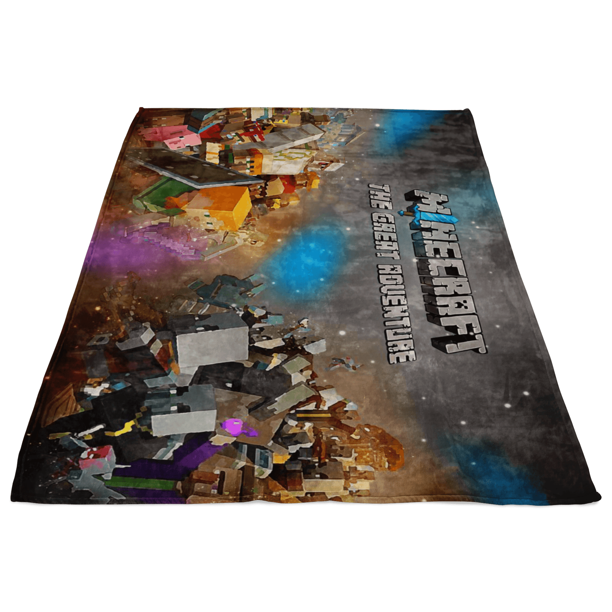 Minecraft Fleece Blanket Minecraft War Colorful Blanket LS0719 - Lusy Store