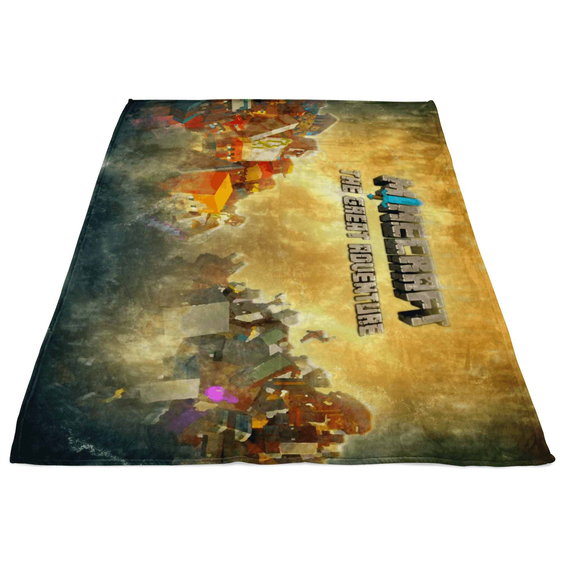 Minecraft Fleece Blanket Minecraft War Colorful Blanket LS0740 - Lusy Store