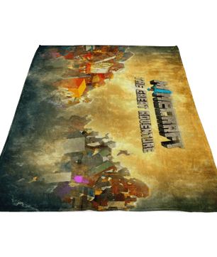 Minecraft Fleece Blanket Minecraft War Colorful Blanket LS0740 - Lusy Store