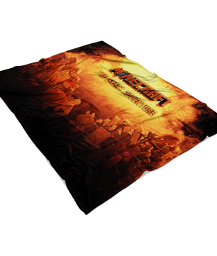 Minecraft Fleece Blanket Minecraft War Fervent Black Blanket - Lusy Store