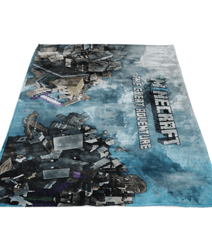 Minecraft Fleece Blanket Minecraft War Flex Grey Blanket - Lusy Store