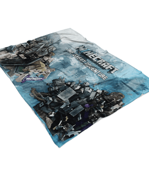 Minecraft Fleece Blanket Minecraft War Flex Grey Blanket - Lusy Store