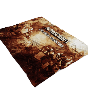 Minecraft Fleece Blanket Minecraft War Grunge Black Blanket - Lusy Store