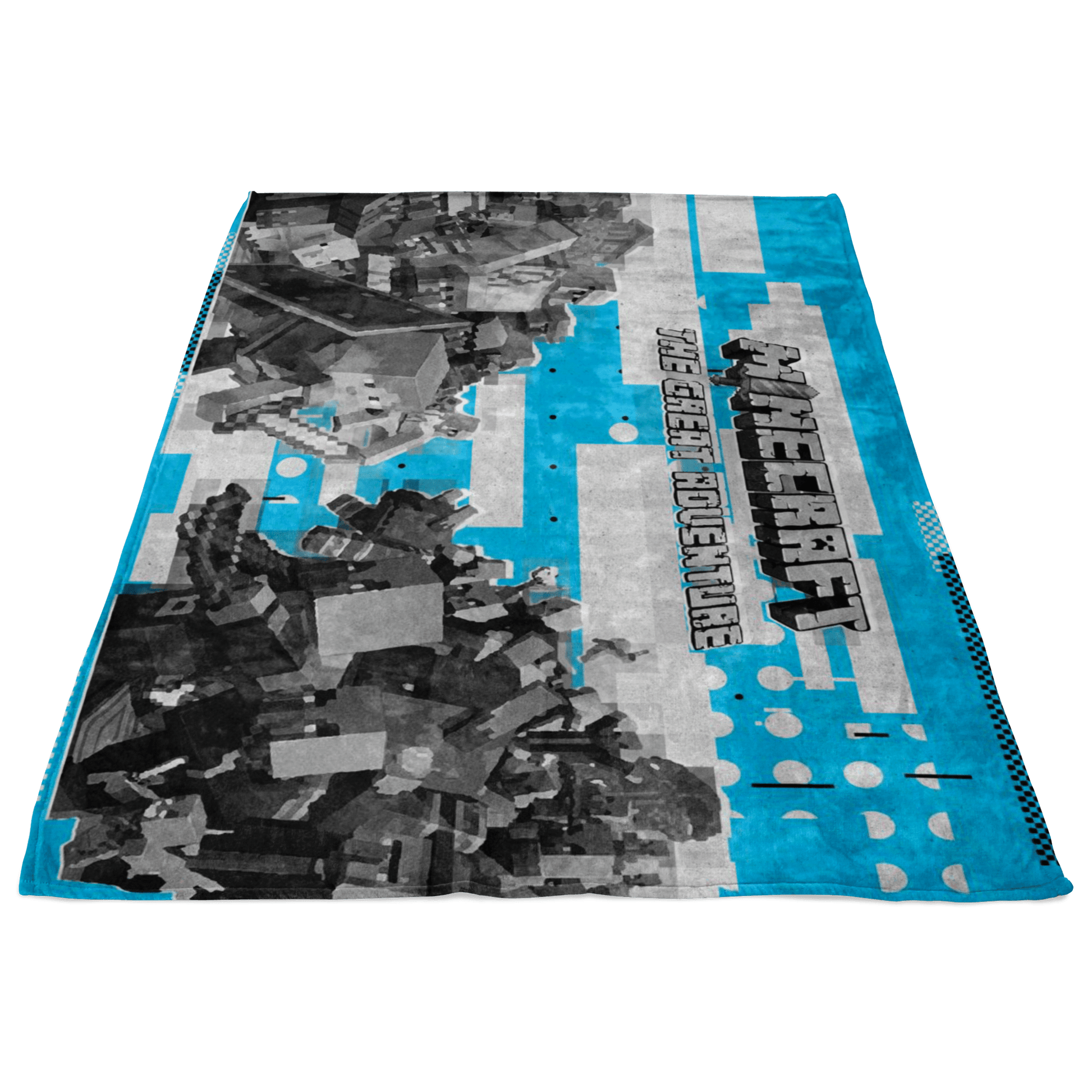 Minecraft Fleece Blanket Minecraft War Modern Blue Blanket - Lusy Store