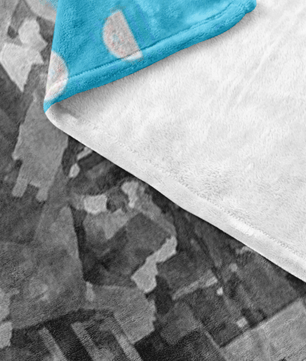 Minecraft Fleece Blanket Minecraft War Modern Blue Blanket - Lusy Store