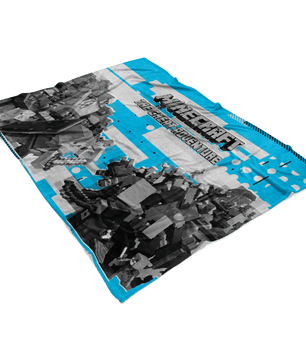 Minecraft Fleece Blanket Minecraft War Modern Blue Blanket - Lusy Store